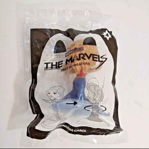 Marvel Studios The Marvels Princess Carol McDonald's Happy Meal Twisting Toy - Picture 5 of 12